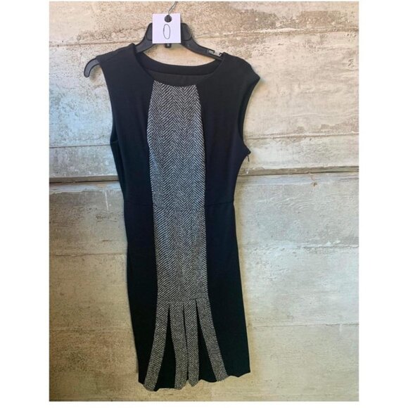 Eva Franco Dresses & Skirts - 33. Eva Franco Elegant Formal Black and Gray Midi Dress